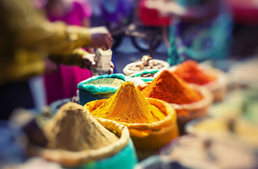 culinary up close photo of color pigments
