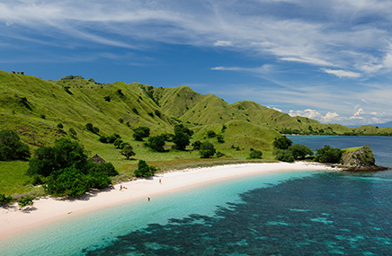 aerial view of beach